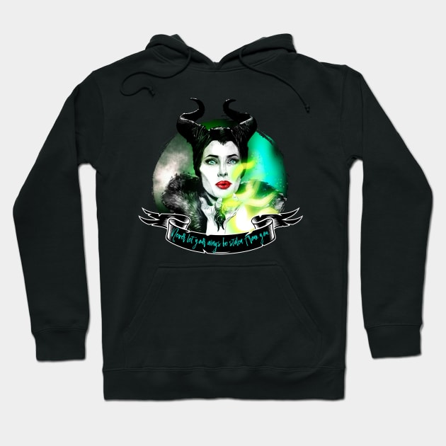 Maleficent Hoodie by Otracreativa